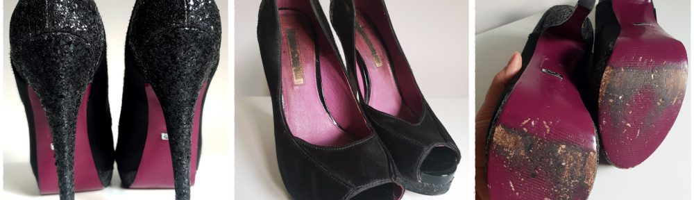 dirty, used high heels for sale